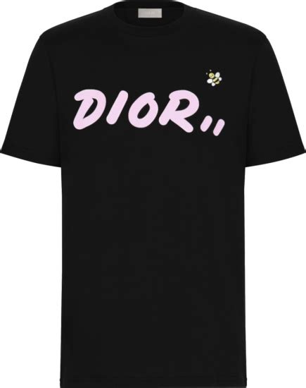 dior black pink t shirt|christian Dior shirt pink.